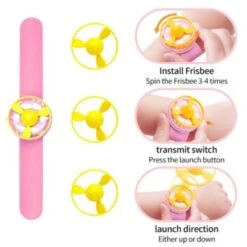 Vicabo Flugkreisel 3 Fliegende Untertassen + Abschießer Armband Gartenspielzeug Für Kinder -Vicabo Verkaufsgeschäft 25954198 04