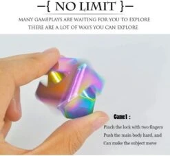 Vicabo Fidget Toys Aluminiumlegierung Würfel Spinner Fidget-Toys Für Kinder -Vicabo Verkaufsgeschäft 26745918 03