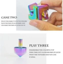 Vicabo Fidget Toys Aluminiumlegierung Würfel Spinner Fidget-Toys Für Kinder -Vicabo Verkaufsgeschäft 26745918 05