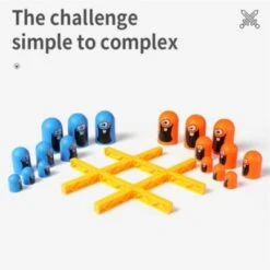 Vicabo Gobblet Gobblers Tic Tac Toe Kinderspiel Strategiespiel Reisespiel Brettspiele Für Kinder -Vicabo Verkaufsgeschäft 27200633 04