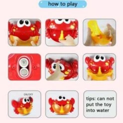 Vicabo Krabbe Seifenblasenmaschine Badespielzeug Mit Musik Badespielzeug Für Kinder -Vicabo Verkaufsgeschäft 27200637 06