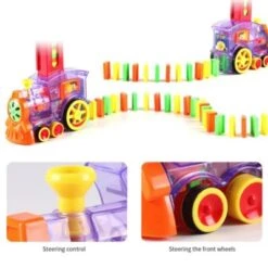 Vicabo Domino Zug Spielzeug Set Dominosteine Domino Spiel Spielzeugautos Für Kinder -Vicabo Verkaufsgeschäft 27210074 06
