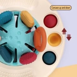 Vicabo Sensorik Spielzeug Baby Sensorisches Montessori Spielzeug Silikon Fidget Pop Silikon-UFO Lernspiele Für Kinder -Vicabo Verkaufsgeschäft 27230769 06