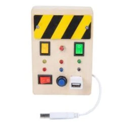 Vicabo An/Aus Schalter Montessori Holzspielzeug Lernspiele Für Kinder