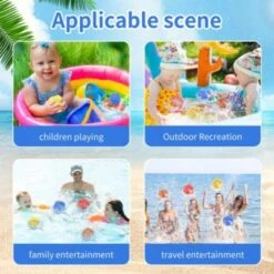 Vicabo 2 Stück Wasserbomben Wasserballons-Selbstdichtende Silikon Gartenspielzeug Für Kinder -Vicabo Verkaufsgeschäft 27729405 03