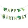 Vicabo Happy Birthday Banner Girlande Dinosaurier Partydeko Für Kinder