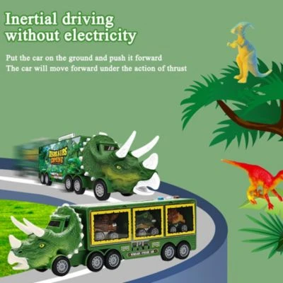 Vicabo Auto Spielzeug Dinosaurier Autotransporter Spielzeugautos Für Kinder 5 Vicabo Auto Spielzeug Dinosaurier Autotransporter Spielzeugautos Für Kinder – Bild 5