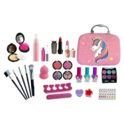 Vicabo Schminkset Make-up Einhorn Kinder-Make-up Für Mädchen