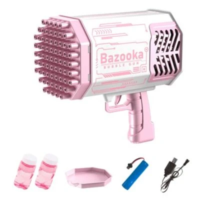 Vicabo Seifenblasenmaschine Seifenblasenpistole Mit 69 Löchern Gartenspielzeug Für Kinder 1 Vicabo Seifenblasenmaschine Seifenblasenpistole Mit 69 Löchern Gartenspielzeug Für Kinder