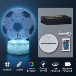 Vicabo Nachtlichter Fußball Lampe Mit 16 Farben Nachtlichter Für Kinder -Vicabo Verkaufsgeschäft 29294014 04