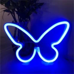 Vicabo LED Neon Schild Lichter Schmetterling Nachtlichter Für Kinder