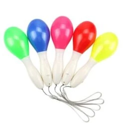 Vicabo Maracas Mit Licht 1 Stück,Farbe Zufällig Mitgebsel Für Kinder