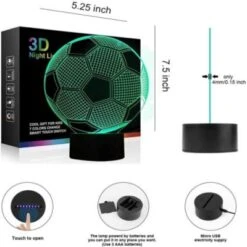 Vicabo Fußball 3D Lampe Nachtlichter Für Kinder -Vicabo Verkaufsgeschäft 29488495 05