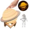 Vicabo 3D Mond Lampe Saturn Nachtlichter Für Kinder