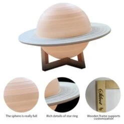 Vicabo 3D Mond Lampe Saturn Nachtlichter Für Kinder -Vicabo Verkaufsgeschäft 29630541 04