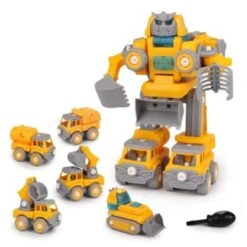 Vicabo Bagger Spielzeug Robot Transformer Set Spielzeugautos Für Kinder 8 Vicabo Bagger Spielzeug Robot Transformer Set Spielzeugautos Für Kinder -Vicabo Verkaufsgeschäft 29630549 03