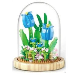 Vicabo Blumenstrauß Baustein In Glas Konstruktionsspielzeug Für Kinder