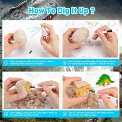 Vicabo Dinosaurier Eier Ausgraben Dino Ei Spielzeug Für Kinder Jungen Und Mädchen Motorikspielzeug Für Kinder -Vicabo Verkaufsgeschäft 30925876 05