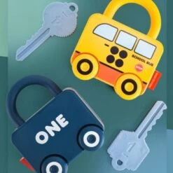 Vicabo Auto Spielzeug Mit Schloss Schlüssel,Montessori Spielzeug Spielzeugautos Für Kinder -Vicabo Verkaufsgeschäft 30925901 04