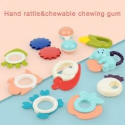 Vicabo Rassel Beißring Set Lernspielzeug Für Jungen Mädchen Baby Rasseln Für Kinder -Vicabo Verkaufsgeschäft 30925903 06