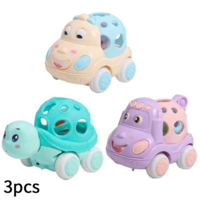 Vicabo Spielzeugauto Mit Rassel 3 Stück Kinderspielzeug Baby Rasselspielzeug Spielzeugautos Für Kinder 3 Vicabo Spielzeugauto Mit Rassel 3 Stück Kinderspielzeug Baby Rasselspielzeug Spielzeugautos Für Kinder – Bild 3