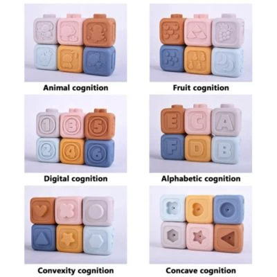 Vicabo Bausteine Beißring Baby Spielzeug Motorikspielzeug Bausteine Für Kinder 6 Vicabo Bausteine Beißring Baby Spielzeug Motorikspielzeug Bausteine Für Kinder – Bild 6