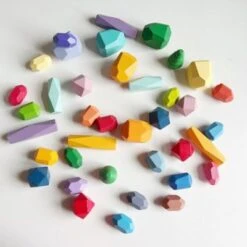 Vicabo Stapelsteine Balanciersteine Holzspielzeug Montessori Spielzeug Bausteine Für Kinder -Vicabo Verkaufsgeschäft 30925939 03