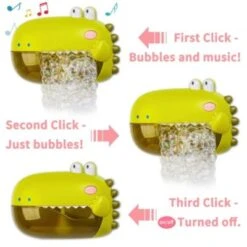 Vicabo Seifenblasenmaschine Dinosaurier Badewannenspielzeug Mit Musik Badespielzeug Für Kinder -Vicabo Verkaufsgeschäft 30925947 04