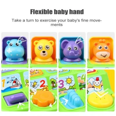 Vicabo Babyspielzeug Pop Up Tiere Motorikspielzeug Mit Tasten Zum Drücken Soundspielzeug Für Kinder 5 Vicabo Babyspielzeug Pop Up Tiere Motorikspielzeug Mit Tasten Zum Drücken Soundspielzeug Für Kinder – Bild 5