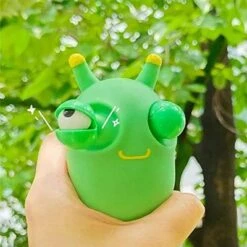 Vicabo Squishy Spielzeug Grüner Wurm 2-Pack Popping Out Augen Squeeze Spielzeug Fidget-Toys Für Kinder -Vicabo Verkaufsgeschäft 30925972 06