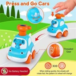 Vicabo Baby Spielzeugauto Press & Go ,4 Pack Spielzeugautos Für Kinder -Vicabo Verkaufsgeschäft 30925985 03
