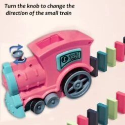 Vicabo Domino Zug Spielzeug Set Mit 60Stück Dominoblöcken Spielzeugautos Für Kinder -Vicabo Verkaufsgeschäft 30926004 03