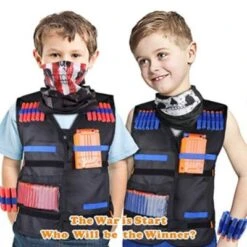 Vicabo Taktische Weste Jacke Set 2 Pack Zubehör Set Für Kinder Jungen Mädchen Spielzeug Pistolen Für Kinder -Vicabo Verkaufsgeschäft 30926010 03