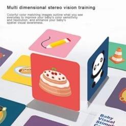 Vicabo Schwarz Weiß Karten Baby Lernkarten Kontrastkarten Motorikspielzeug Für Kinder -Vicabo Verkaufsgeschäft 30926088 06