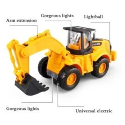 Vicabo Bagger Spielzeug Fahrzeug Baustellenfahrzeuge Mit Licht Und Musik Spielzeugautos Für Kinder -Vicabo Verkaufsgeschäft 30926135 06