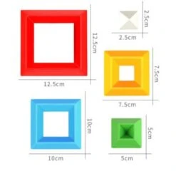 Vicabo Wechselbarer Baustein Montessori Spielzeug Pyramide Bausteine Für Kinder -Vicabo Verkaufsgeschäft 30926234 05