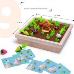 Vicabo Holz Karotten Memory Spiel Kinderspiel Lernspielzeug Fördert Das Gedächtnis Und Das Konzentration Motorikspielzeug Für Kinder -Vicabo Verkaufsgeschäft 30971327 04
