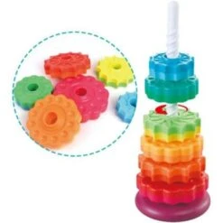 Vicabo Stapelturm Motorikspielzeug Mit Spiralgewinde Stapelspielzeug Für Kinder -Vicabo Verkaufsgeschäft 30971348 04
