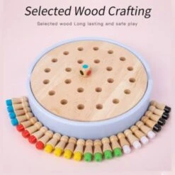 Vicabo Memory Schachspiel Und Solitaire Spiel Holz Montessori Spielzeug Gedächtnisspiele Für Kinder -Vicabo Verkaufsgeschäft 30971353 06