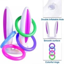 Vicabo Aufblasbare Osterhasenohren Ringwurfspiel Partyspiel Wurfspiele Für Kinder -Vicabo Verkaufsgeschäft 30971360 03