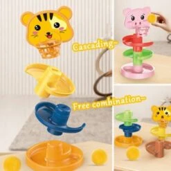 Vicabo Montessori Spielzeug Kugelbahn Kugelturm Rollbahn Kugelbahnen Für Kinder -Vicabo Verkaufsgeschäft 30971379 04