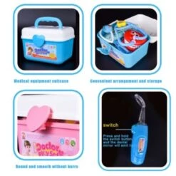 Vicabo Arztkoffer Zahnarzt Rollenspiel Spielzeug Set Arztkoffer Für Kinder -Vicabo Verkaufsgeschäft 30971404 03