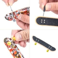 Vicabo Mini Finger Skateboard Und Ramp Zubehör Set Actionfiguren Für Kinder -Vicabo Verkaufsgeschäft 31117881 05