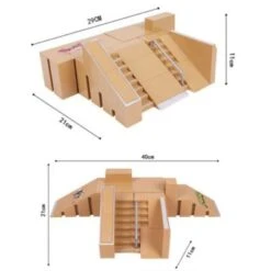 Vicabo Mini Finger Skateboard Und Ramp Set Actionfiguren Für Kinder -Vicabo Verkaufsgeschäft 31117900 03
